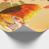 DRUIVENLEZEN EN BOTERFLIES WRAPPINGSPAPIER CADEAUPAPIER (Hoek)