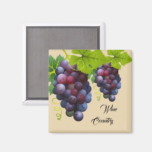 Druivenmagnet Magneet (Voorkant / Achterkant)