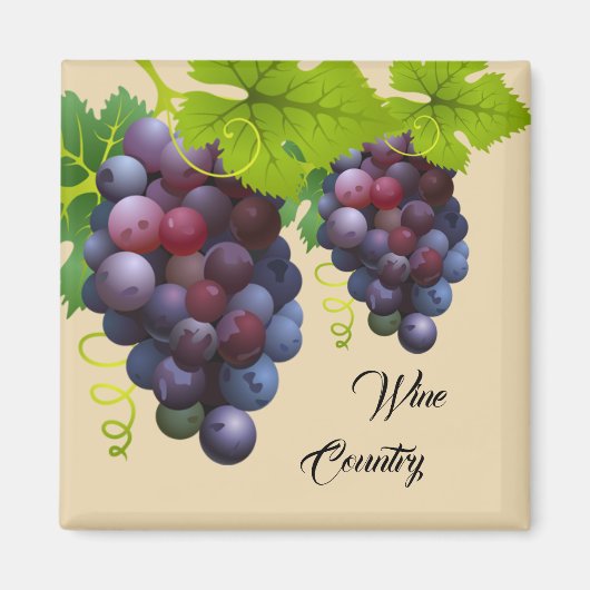 Druivenmagnet Magneet (Voorkant)