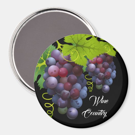 Druivenmagnet Magneet (Voorkant / Achterkant)