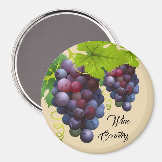 Druivenmagnet Magneet (Voorkant / Achterkant)