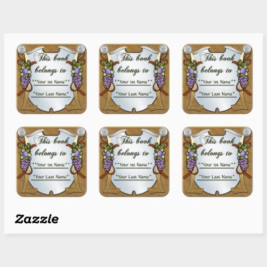 Druivenmoerassen (gepersonaliseerde Sticker van de (Vel)