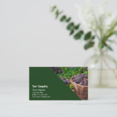 Druivenoogst Visitekaartje (Staand voorkant)