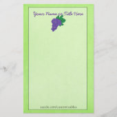 Druivenpapier Briefpapier (Voorkant)