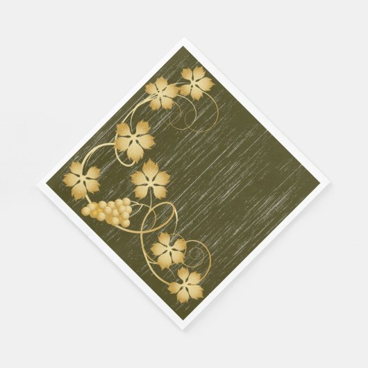 Druivenpapier Servet (Hoek)