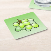 Druivenpulp kartonnen coasters onderzetters (Schuin)