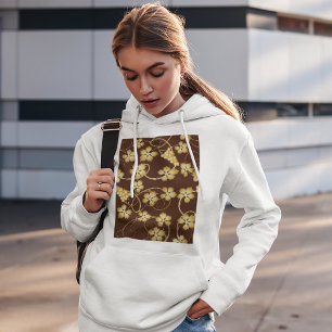 Druivenrank Achtergrond Dames Hoodie