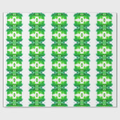 Druivenrank Groene Blad Textuur Inpakpapier (Vlak)
