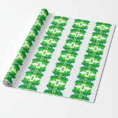Druivenrank Groene Blad Textuur Inpakpapier (Uitgerold)