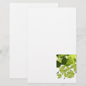 Druivenrank Groene Bladeren Briefpapier (Voorkant / Achterkant)