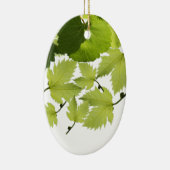 Druivenrank Groene Bladeren Keramisch Ornament (Rechts)