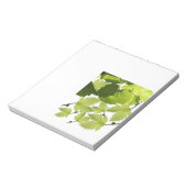 Druivenrank Groene Bladeren Notitieblok (Linkerzijde)