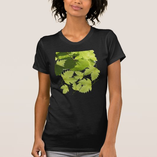 Druivenrank Groene Bladeren T-shirt (Voorkant)