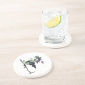 Druivenranken Achterbaan Zandsteen Onderzetter (Zijkant)