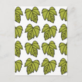 Druivenranken Groene bladeren Wijnstokken Briefkaart (Voorkant)