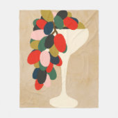 druivenras fleece deken (Voorkant)