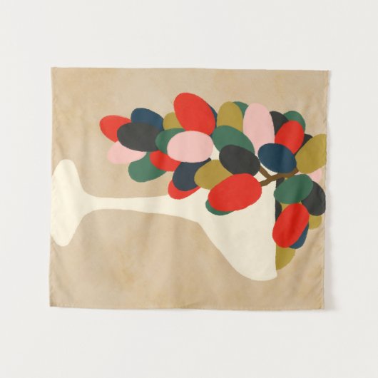 druivenras wandkleed (Voorkant (horizontaal))