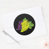 Druivenronde Stickers (Envelop)