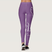 Druivensap Leggings (Achterkant)