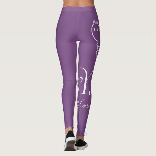 Druivensap Leggings (Achterkant)
