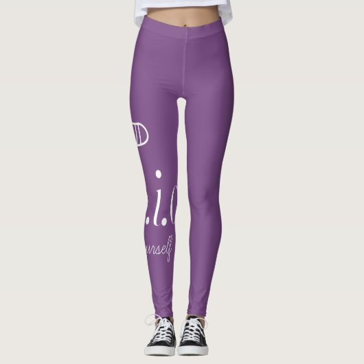 Druivensap Leggings (Voorkant)
