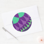Druivenschalen Ronde Sticker (Envelop)