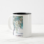 Druivenschilderij Tweekleurige Koffiemok (Voorkant links)