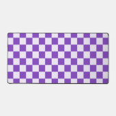 Druivensoda dambordpatroon bureaumat (Voorkant)