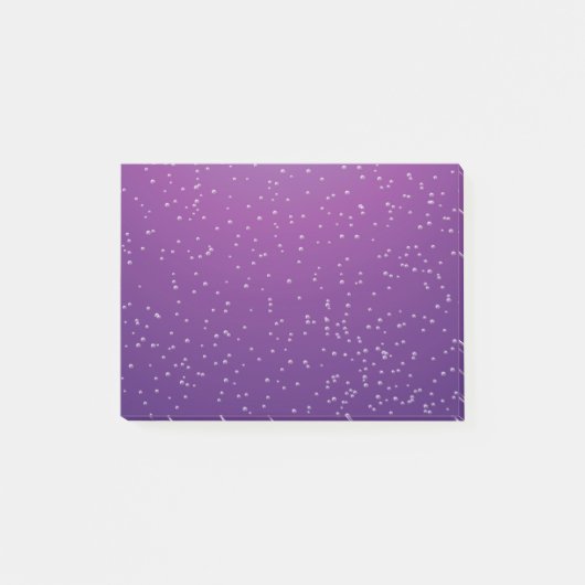 Druivensoda met Kleine Bubbel Achtergrond Kunst Post-it® Notes (Voorkant)