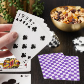 Druivensodadrukruitpatroon Pokerkaarten (Insitu)
