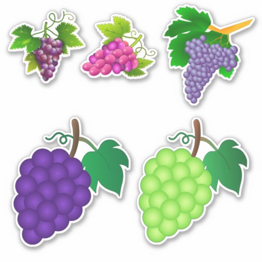 Druivensticker Stickers (Voorkant)