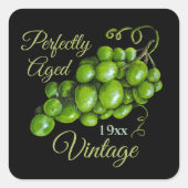 Druivensticker Vierkante Sticker (Voorkant)