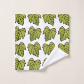 Druivenstok Groene Bladeren Druivenstok Bad Handdoek (Wasdoekje)