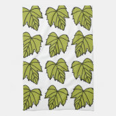 Druivenstok Groene Bladeren Druivenstok Theedoek (Verticaal)