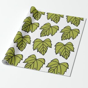 Druivenstok Groene Bladeren Wijnranken Cadeaupapier