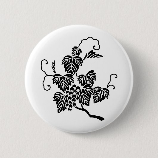 Druiventak pinback knoop ronde button 5,7 cm (Voorkant)