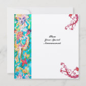 DRUIVENTALE metallic goud Kaart (Achterkant)