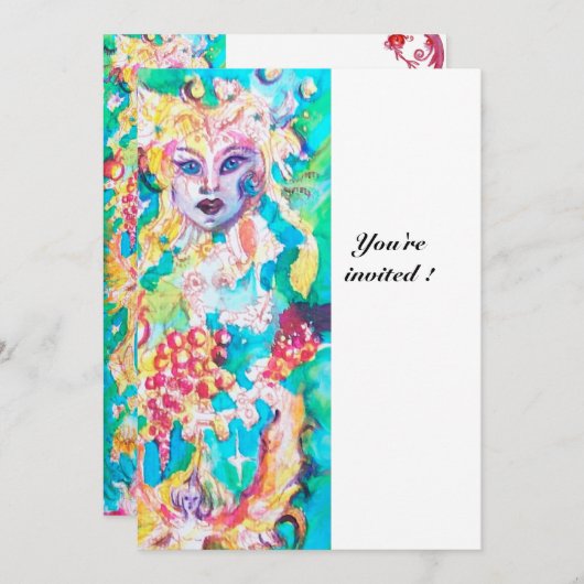 DRUIVENTALE metallisch ijs Kaart (Voorkant / Achterkant)