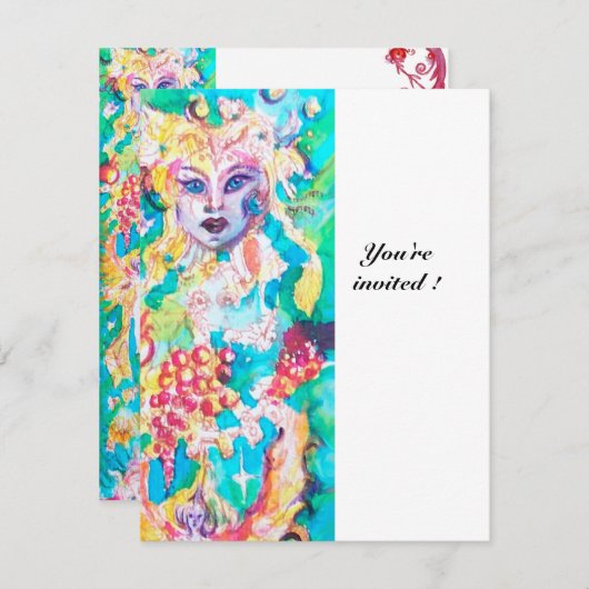 DRUIVENTALE metallisch ijs Kaart (Voorkant / Achterkant)