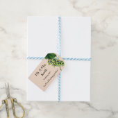 Druiventhema aanpasbare cadeaubijsluiter cadeaulabel (Met Touw)