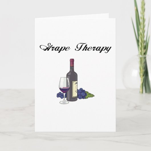 Druiventherapie Kaart (Voorkant)