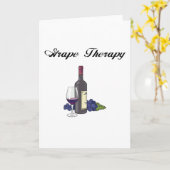 Druiventherapie Kaart (Gele Bloem)