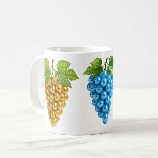 Druiventrossen Koffiemok (Voorkant links)