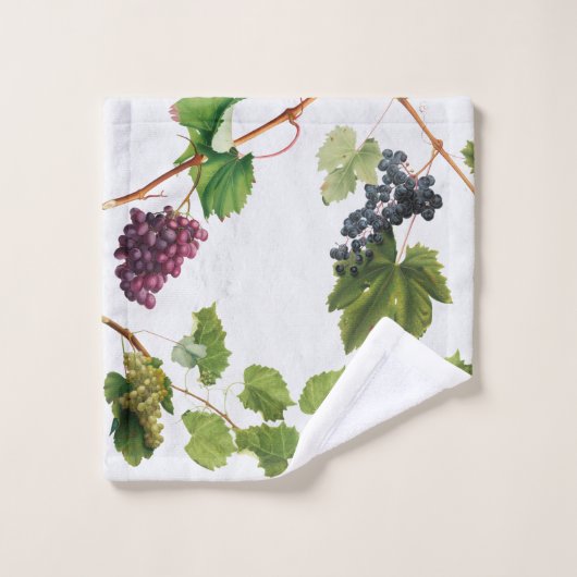 Druiventuin Grieks eiland Middellandse Zee Bad Handdoek (Wasdoekje)