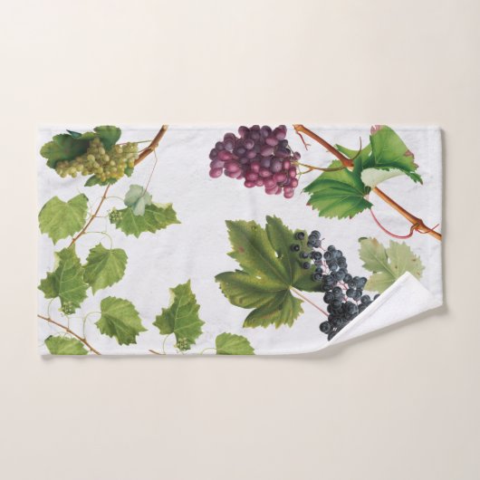 Druiventuin Grieks eiland Middellandse Zee Bad Handdoek (Handdoek)