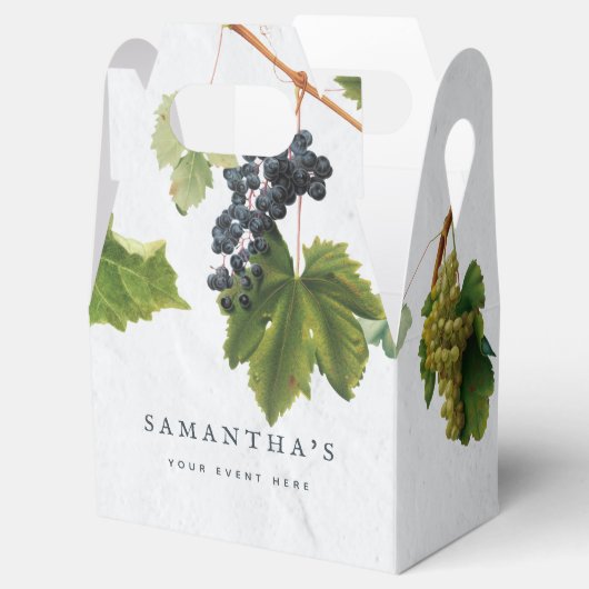 Druiventuin Grieks eiland Middellandse Zee Bedankdoosjes (Geopend)