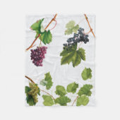 Druiventuin Grieks eiland Middellandse Zee Fleece Deken (Voorkant)