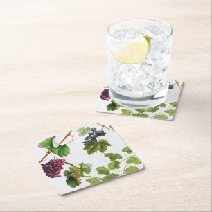 Druiventuin Grieks eiland Middellandse Zee Kartonnen Onderzetters