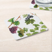 Druiventuin Grieks eiland Middellandse Zee Kartonnen Onderzetters (Schuin)