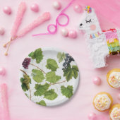 Druiventuin Grieks eiland Middellandse Zee Papieren Bordje (Feest)